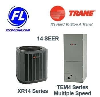Trane 3 0 Ton 14 Seer Heat Pump Split System 4twr4036g1000 Tem6a0c36h31s Fl Cooling Store