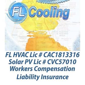 FL Cooling HVAC Lic #CAC1813316 Solar PV Lic #CVC57010